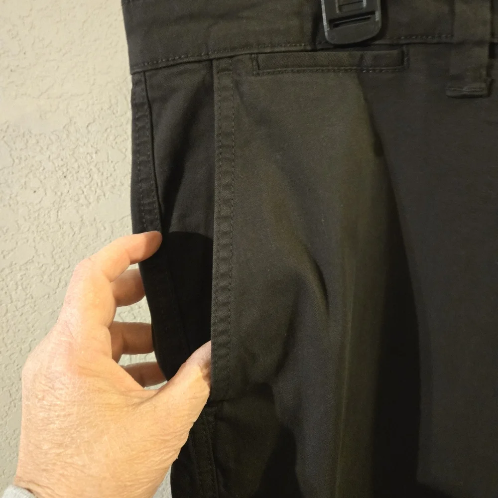 George Mens New Black Casual Chino Slim Dress Pants 40 X 30